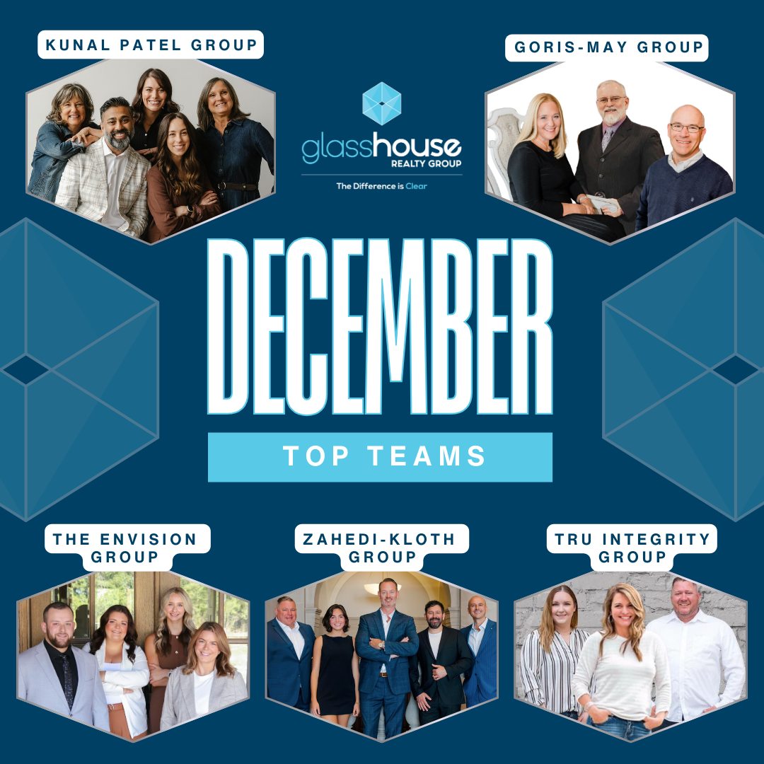 ๐Finished 2025 strong๐ช
Congrats to our top teams and agents for December! Your hard work doesnโt go unnoticed,
and your results speak for themselves. Congratulations on an incredible month!๐ก๐
#GlasshouseFamily #GlasshouseRealtyGroup #RealEstateExperts