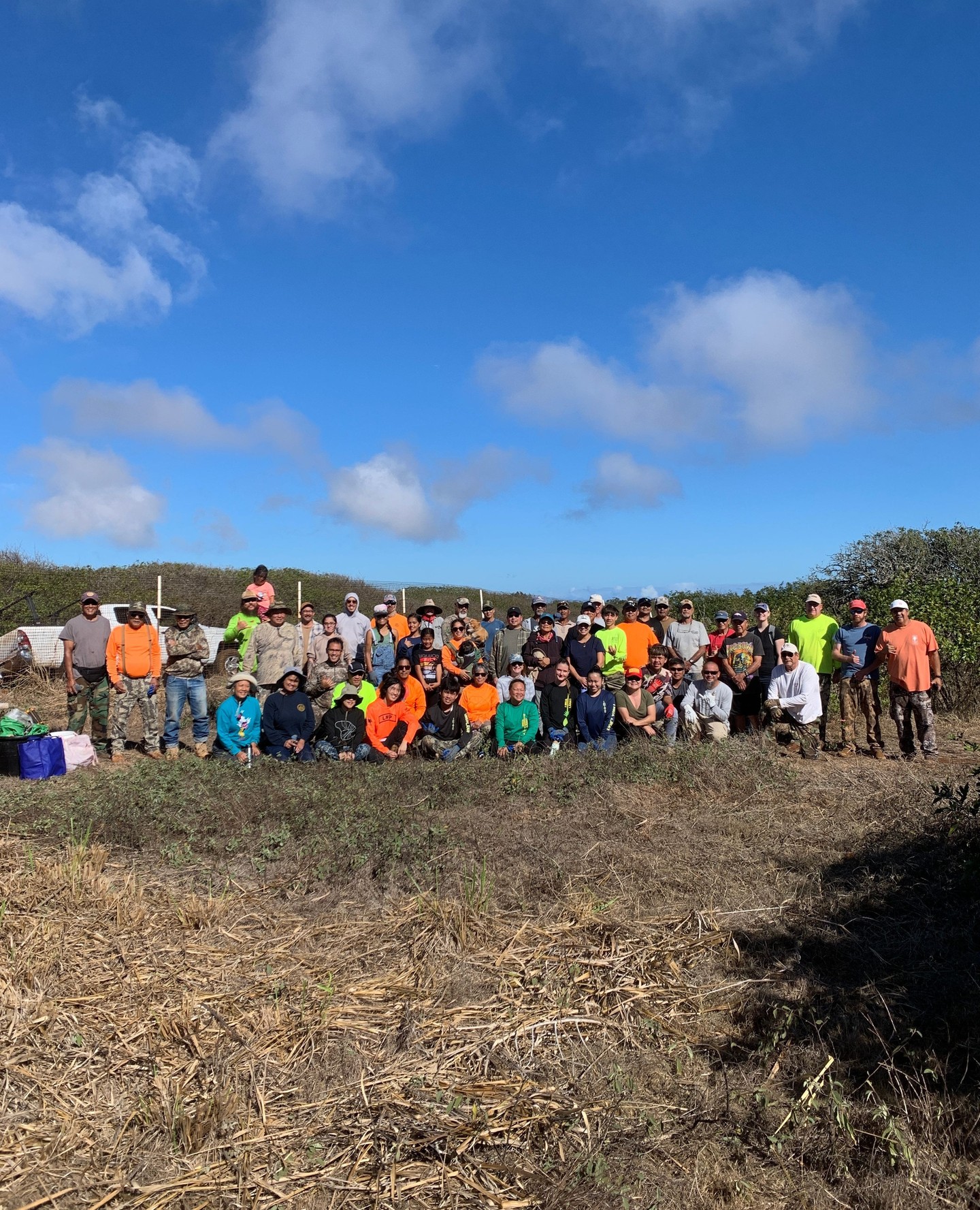 Kānepuʻu Preserve flourishes as a living treasure of Lāna‘i and one of Hawai‘i’s last remaining dryland forests. We give thanks to The Nature Conservancy and KS Kaiāulu for its support of this intiative. More than 50 volunteers helped last Saturday to help nurture and protect this special place.