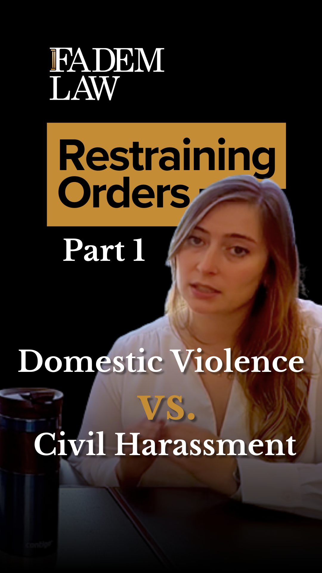 Not all restraining orders are the same in California.A domestic violence restraining order and a civil harassment restraining order fall under different laws, apply to different relationships, and require different legal standards.Domestic violence protections are for intimate or close family relationships.Civil harassment can apply to neighbors, coworkers, roommates, or others causing serious harm.But here’s the question most people really want answered:How easy are they to get?That’s exactly what we’re breaking down in the next video.📞 All it takes is a call.⚖️ Fadem Law | California Family Law & Mediation